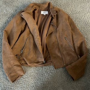 Cute Jack by BB Dakota faux suede bomber size M